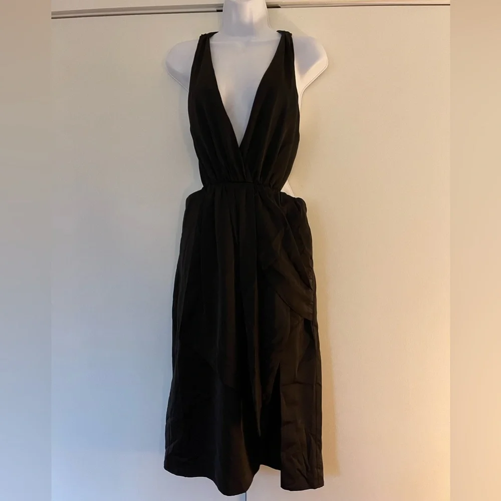 NBD Macfarlane Midi Dress In Black - Picture 4 of 4